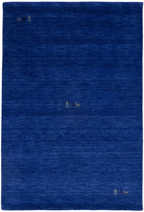 Royal Blue Tribal 4X6 Gabbeh Modern Rug
