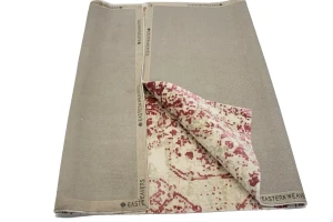 Distressed Cream Floral 5X8 Hand-Loomed Modern Rug