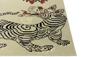 Beige Tribal 8X10 Fine Nepali Oriental Rug
