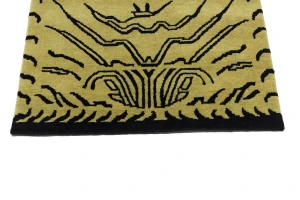Goldish Beige Tribal 3X10 Fine Nepali Oriental Runner Rug