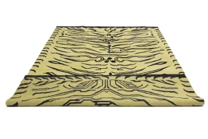 Goldish Beige Tribal 8X10 Fine Nepali Oriental Rug