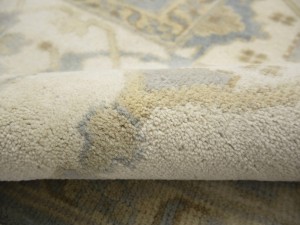 Gray Floral 10X20 Oushak Oriental Rug