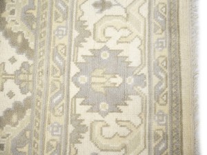 Cream Floral 8X16 Oushak Chobi Oriental Rug