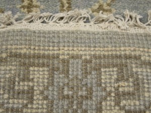 Gray Floral 3X20 Oushak Chobi Oriental Runner Rug