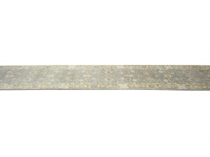 Gray Floral 3X20 Oushak Chobi Oriental Runner Rug