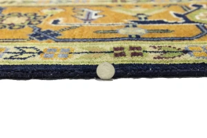 Dark Purple-navy Floral 10X13 Heriz Serapi Oriental Rug