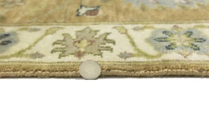 Rust Orange Floral 2X3 Osh Chobi Oriental Rug