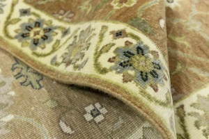 Rust Orange Floral 2'5X14'0 Osh Chobi Oriental Runner Rug