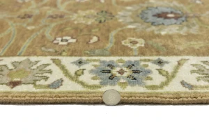 Rust Orange Floral 2'5X12 Osh Chobi Oriental Runner Rug