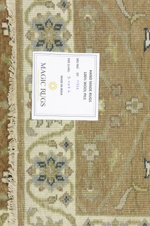 Rust Orange Floral 3X10 Osh Chobi Oriental Runner Rug