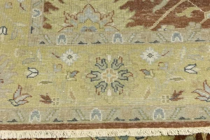 Rust Floral Osh Chobi 6X9 Peshawar Oriental Rug