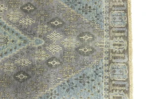 Muted Taupe Tribal 3X5 Indo-Joshaghan Oriental Rug