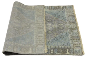 Muted Taupe Tribal 3X5 Indo-Joshaghan Oriental Rug