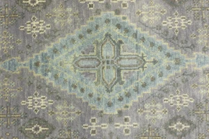 Muted Taupe Tribal 3X5 Indo-Joshaghan Oriental Rug
