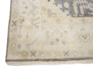 Muted Colors Floral 9X12 Oushak Chobi Oriental Rug