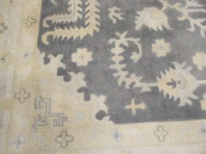 Muted Colors Floral 9X12 Oushak Chobi Oriental Rug