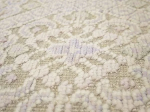 Beige Geometric 8X10 Modern Oriental Rug