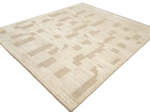 Beige Abstract 8X10 Modern Oriental Rug
