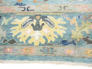 Floral Colorfast 12x15 Oushak Chobi Oriental Rug