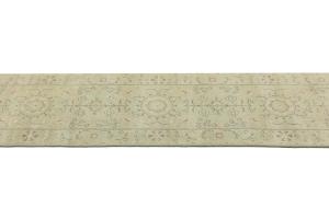 Muted Colors Floral Transitional 3X14 Oriental Runner Rug