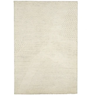 Cream Abstract 4X6 Modern Oriental Rug
