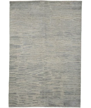 Gray Abstract 6X9 Modern Oriental Rug