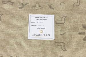 Muted Pinkish Beige Floral 8X8 Transitional Oriental Square Rug
