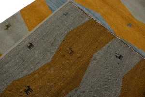 Multicolored Tribal 6X8 Indo-Gabbeh Oriental Rug