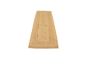 Reversible Braided Style 3X9 Jute Modern Runner Rug