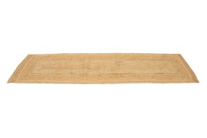 Reversible Braided Style 3X9 Jute Modern Runner Rug
