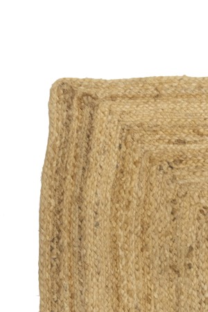Reversible Braided Style 3X9 Jute Modern Runner Rug