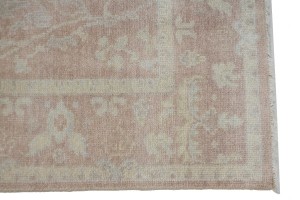 Peach Floral Transitional 6X8 Oriental Rug