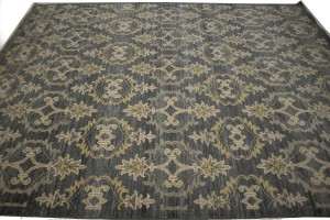 Dark Gray Transitional 8X10 Modern Oriental Rug