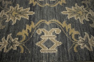 Dark Gray Transitional 8X10 Modern Oriental Rug