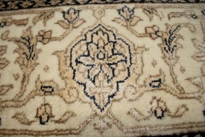 Black Floral Extra Fine 4X6 Herati Oriental Rug