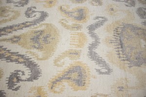 Cream Abstract 6X9 Modern Oriental Rug