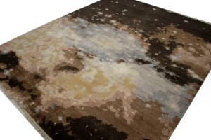 Multicolored Abstract 8X10 Modern Rug