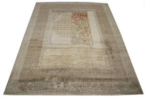 Multicolored Abstract 8X10 Oriental Modern Rug