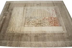 Multicolored Abstract 8X10 Oriental Modern Rug