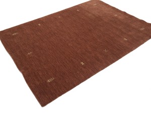 Rusty Red Modern Solid 6X8 Gabbeh Oriental Rug