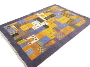 Multicolored Tribal 6X8 Indo-Gabbeh Oriental Rug