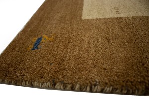 Beige Tribal 5X7 Indo-Gabbeh Oriental Rug