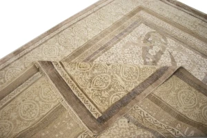 Beige Floral Modern 8X10 Oriental Rug