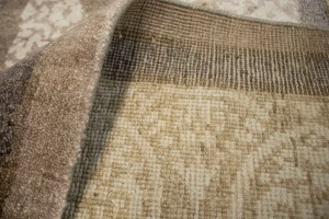 Beige Floral Modern 8X10 Oriental Rug
