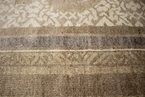 Beige Floral Modern 8X10 Oriental Rug