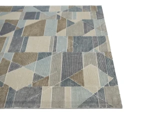 Multicolored Geometric 5X8 Modern Oriental Rug
