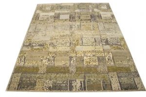 Multicolored Abstract 8X10 Oriental Modern Rug