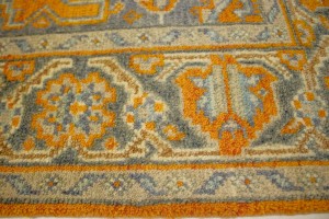 Orange Tribal 5X8 Indo-Viss Oriental Rug
