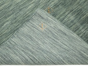 Solid Green 5X5 Oriental Modern Square Rug