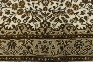 Cream Floral Kirman 3X4 Oriental Rug